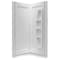 Anzzi Gradient 36" x 36" x 74" DIY Friendly Corner Shower Surround in White SW-AZ006WH - alternate 1